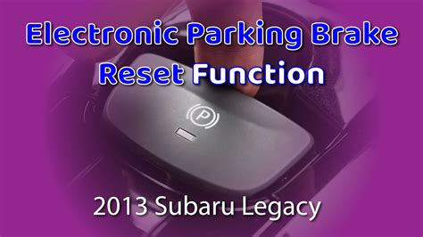 subaru electronic parking brake recall|Subaru Recall: Electric Parking Brake Does Not Engage Properly .